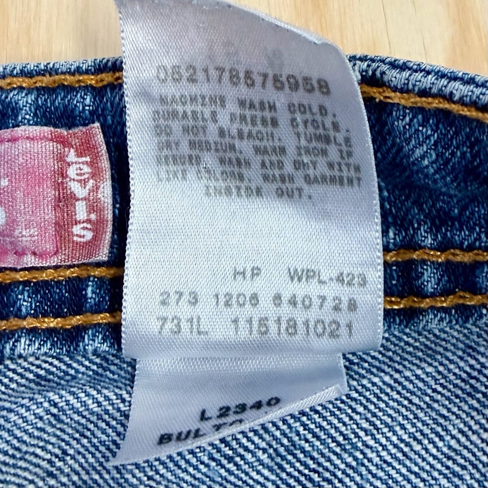 Levi’s 518 Superlow Bootcut Jeans Y2K Low Rise Flare 33 - Picture 4 of 13